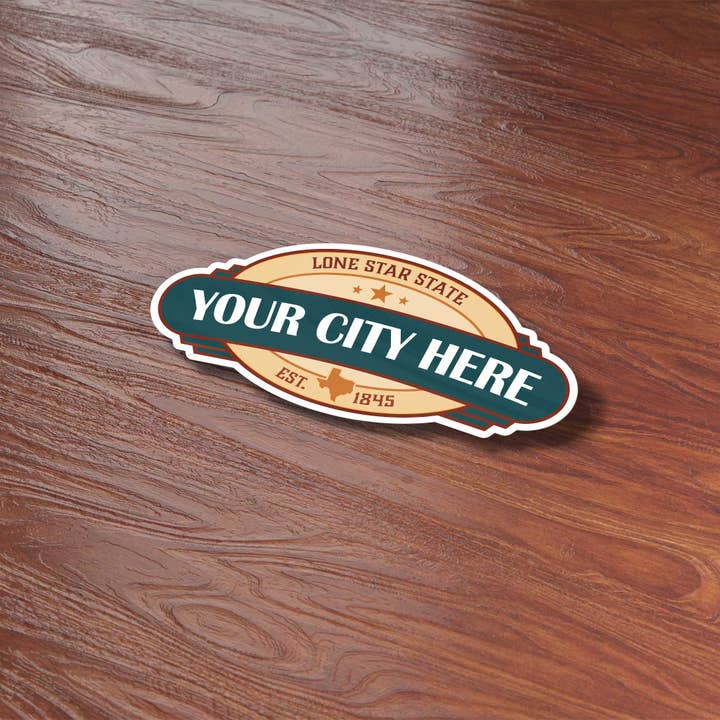 Sentinel Supply - Vendita all'ingrosso Adesivo - Adesivi personalizzati per città - Location Badge Name Drop3