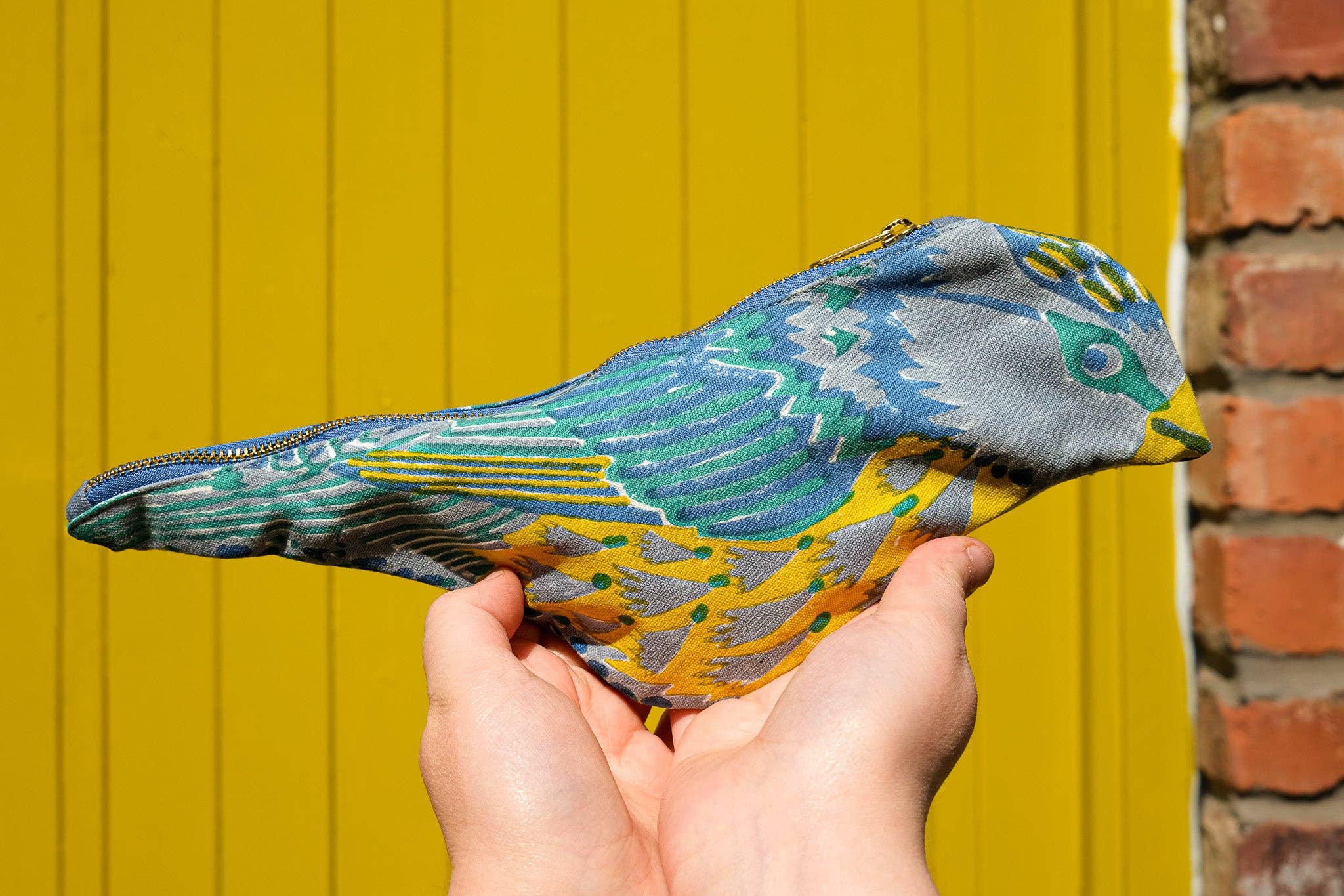 East End Press - Wholesale Pencil Case/Pouch - UK/EU: Blue Tit Fabric Case8