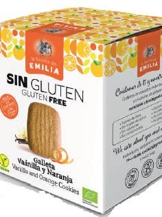 Artisan Gluten-Free Vanilla and Orange Cookies for wholesale by Bio-Darma
