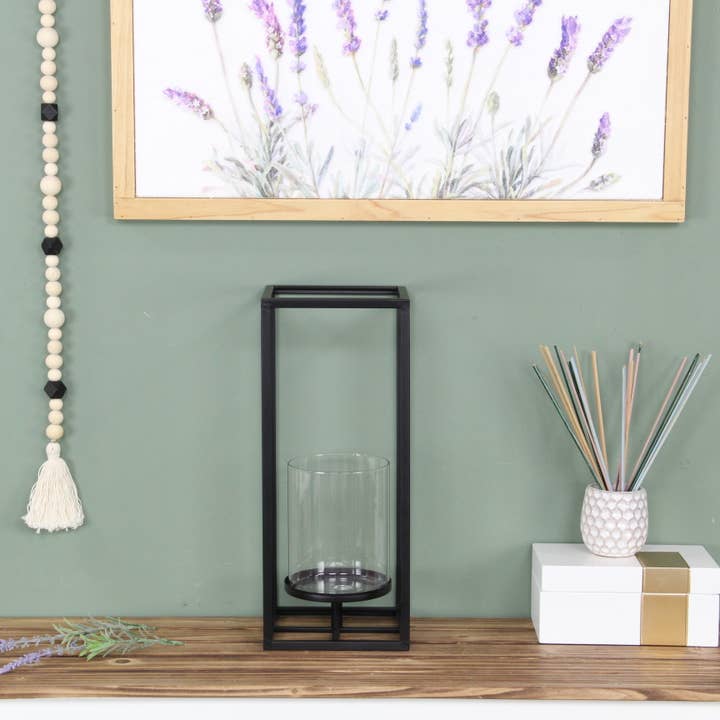 Cheungs Home Decor - Wholesale Lantern - Pembertale Tall Square Black Metal Lantern6