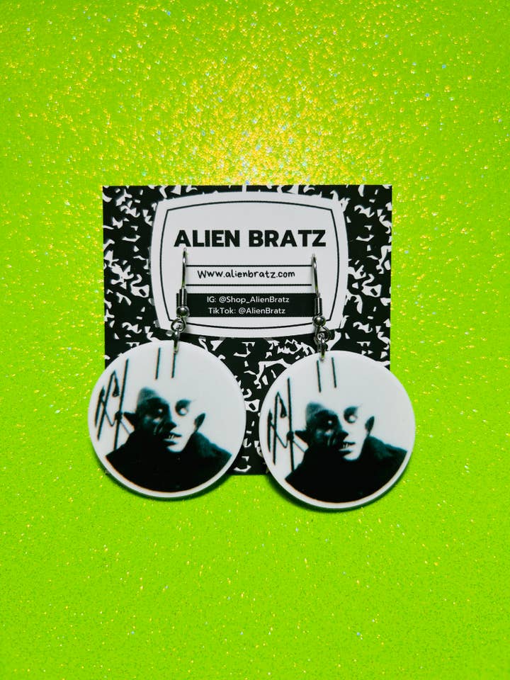 Pendientes de terror Pendientes de Halloween Joyería de terror para venta al por mayor de Alien Bratz