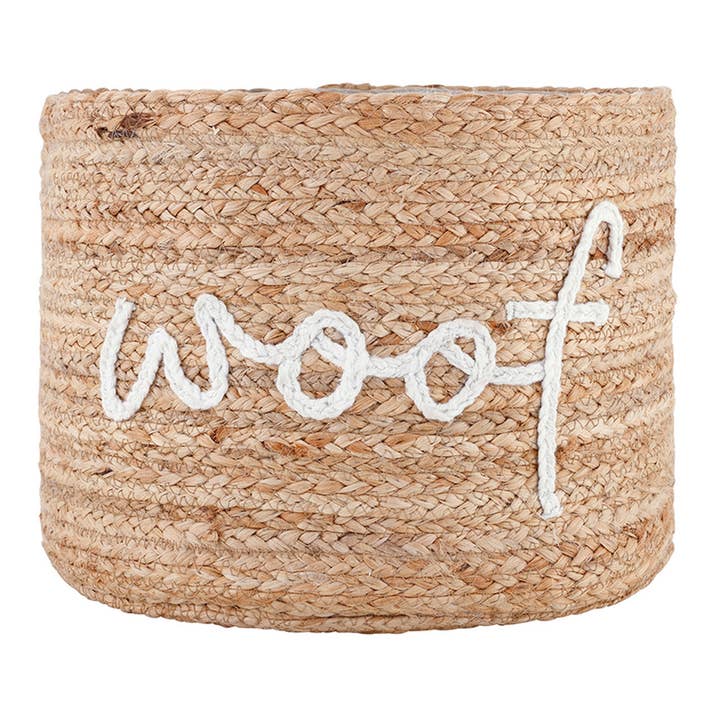Santa Barbara Design Studio by Creative Brands - Wholesale Basket - Face to Face Jute Basket - Woof