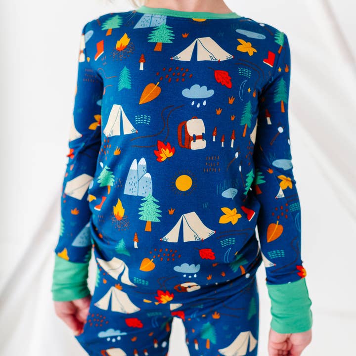 Kiki + Lulu - Wholesale Sleepwear Set - Kids - Happy Camper Kid Pajamas