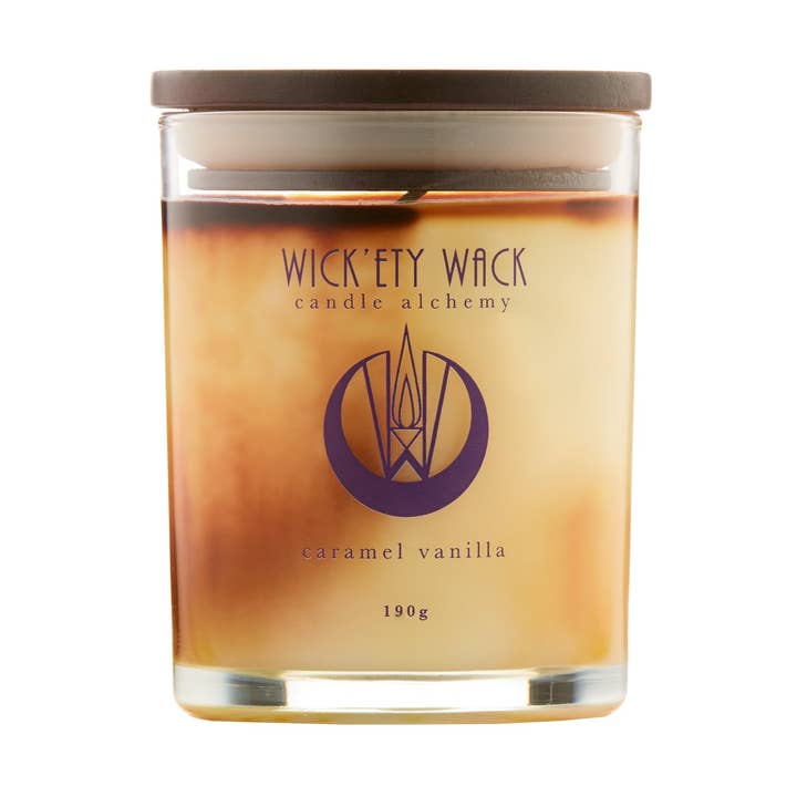 Caramel Vanilla Candle for wholesale by Wickety Wack Candles