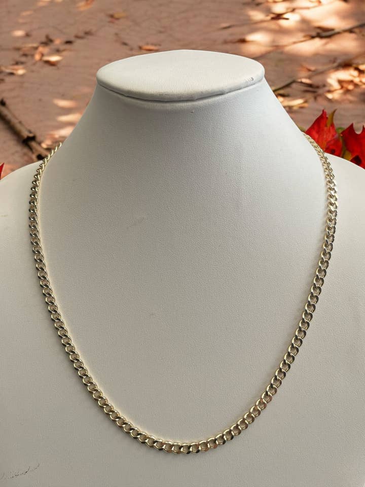 Cadeia Cubana de 24 Polegadas Banhada a Ouro 14k por atacado de Divina Jewelry & Accessories LLC