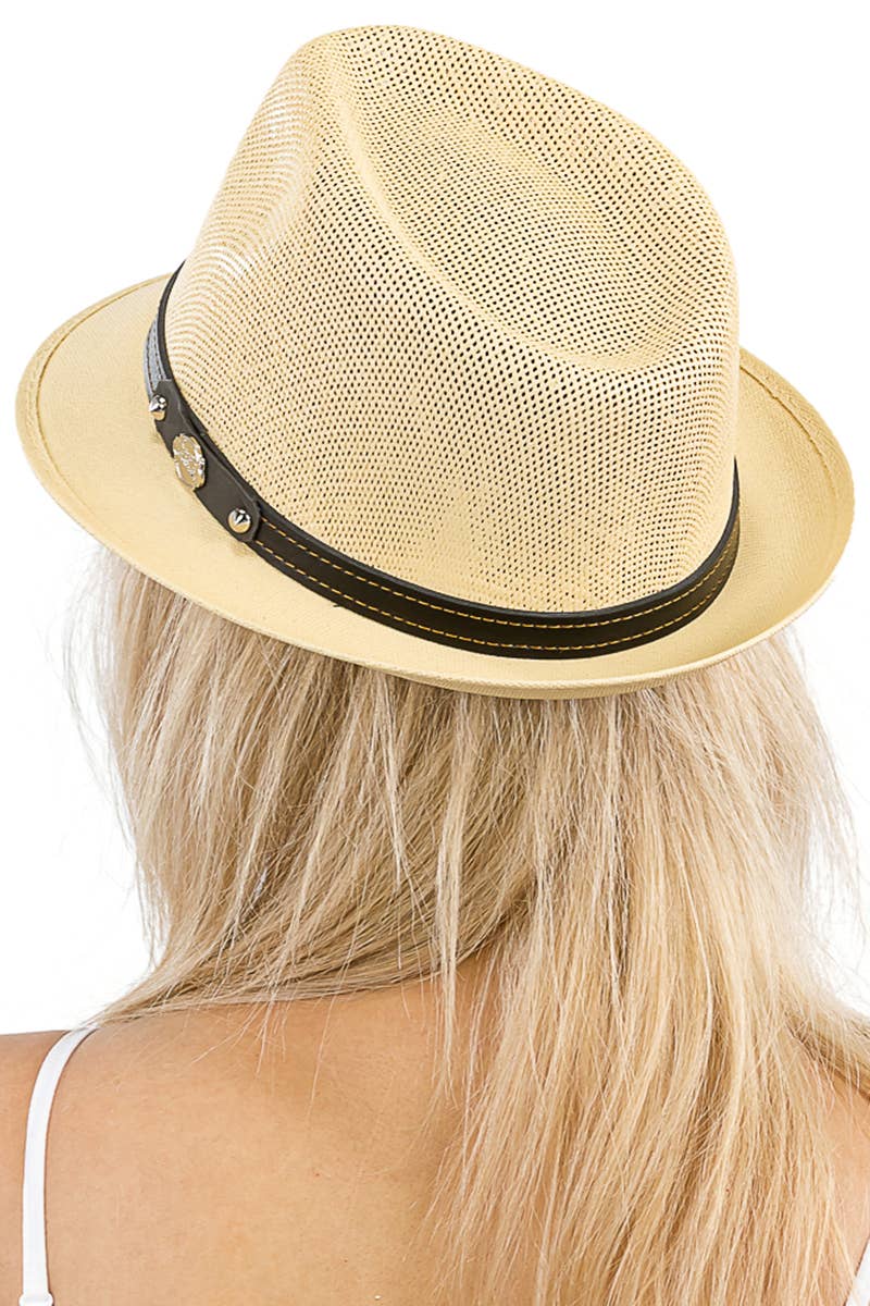 Cap Zone - Wholesale Fedora - Women's - Elite Crafted Natural Straw Rodeo Sombrero Fedora6