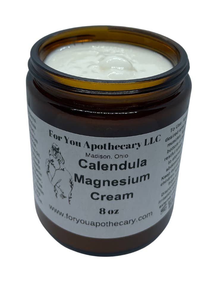Calendula Magnesium Cream for wholesale by For You Apothecary LLC