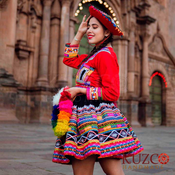 KuzcoHandmade - Wholesale Costume - Women's - Peruvian Women's Embroidered Valicha Costume from Cuzco1