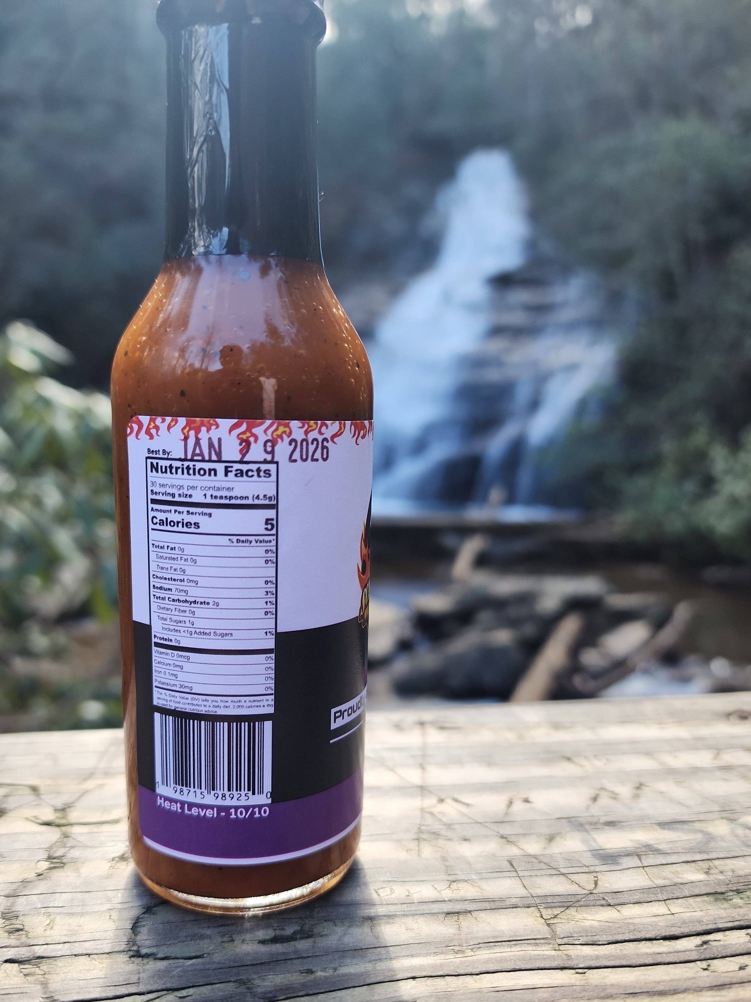 Scary Jerry's Mountain Fire Hot Sauce - Wholesale Hot Sauce - Helton Falls Fire Hot Sauce5
