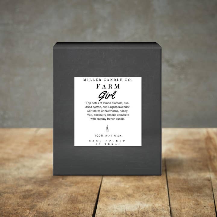 Miller Candle Co. - Wholesale Jar/Filled Candle - Farm Girl Candle