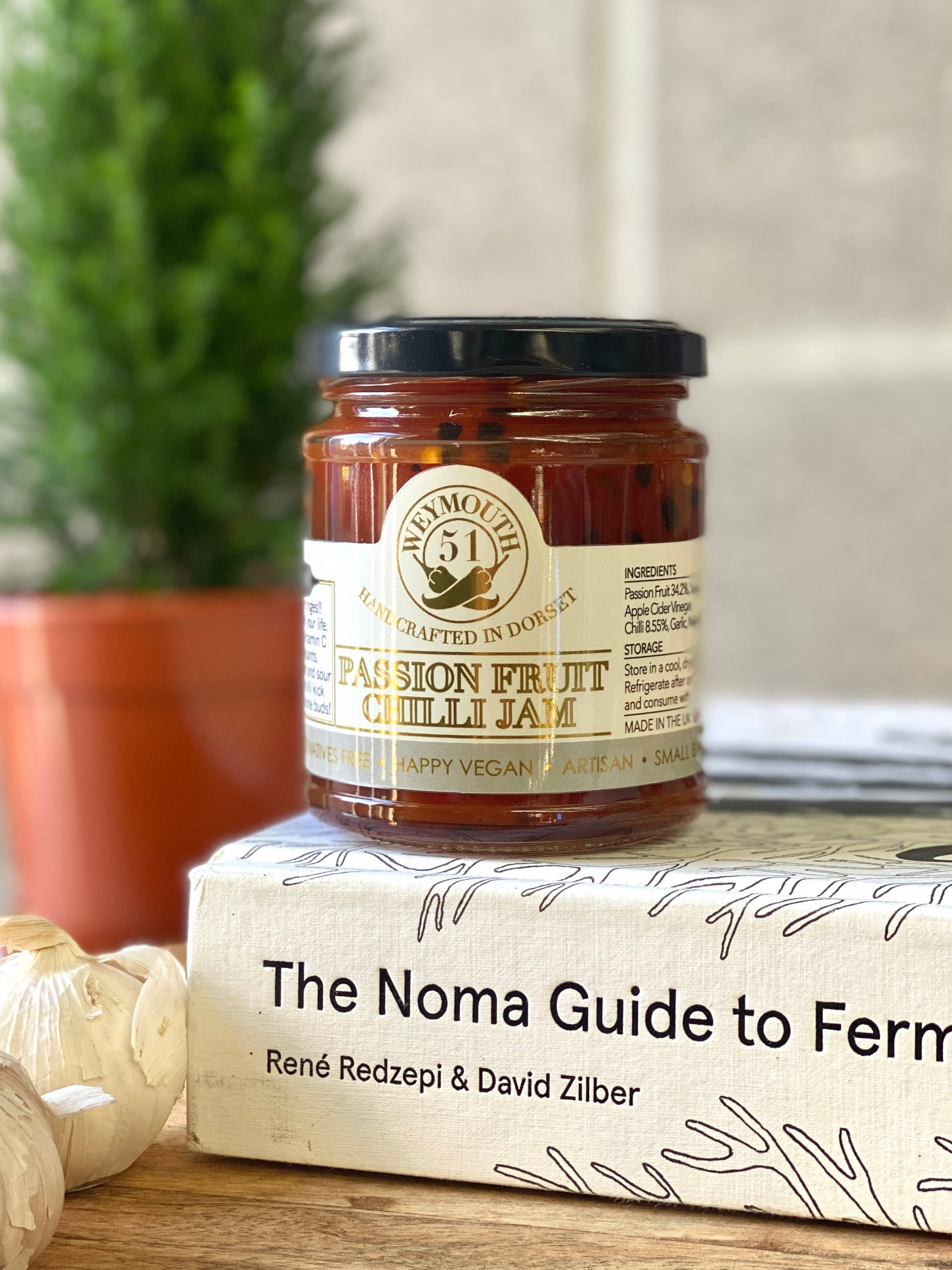 Weymouth 51 Hot Sauces – wholesale Jam/jelly – Passion Fruit Vegan Mild Chilli Jam 190ml1