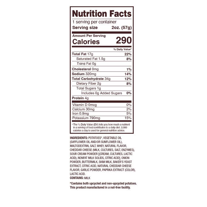 Uglies Kettle Chips - Wholesale Chips - Uglies 2 oz Cheddar & Sour Cream Kettle Cooked Potato Chips2