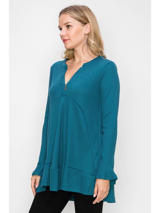 ePretty – wholesale Tunic – Women’s – EP-TP1816 Waffle Knit Tunic Top4