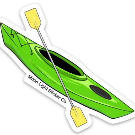 Kayak Sticker for wholesale by Moon Light Sticker Co