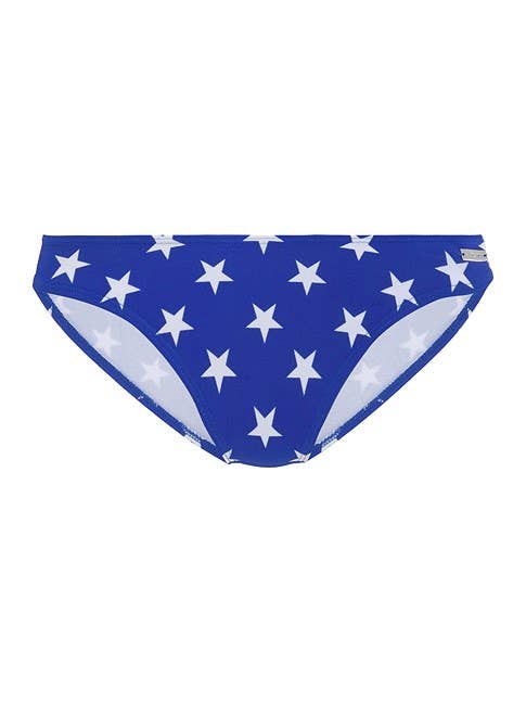 Red Multi LASCANA Women's American Flag Triangle Bikini Top for wholesale on Faire