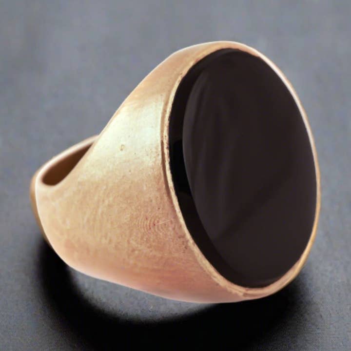 Black Onyx RIng for wholesale by NicolasAmbrosio