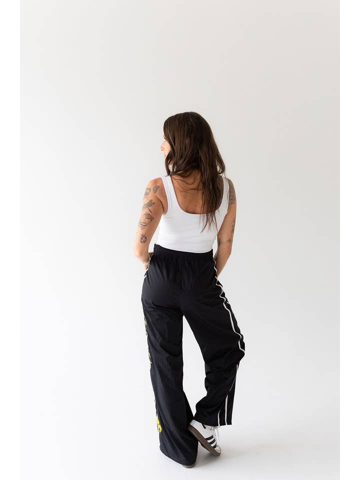 BLACK Iowa Swanson Sweats Track Pant for wholesale on Faire1