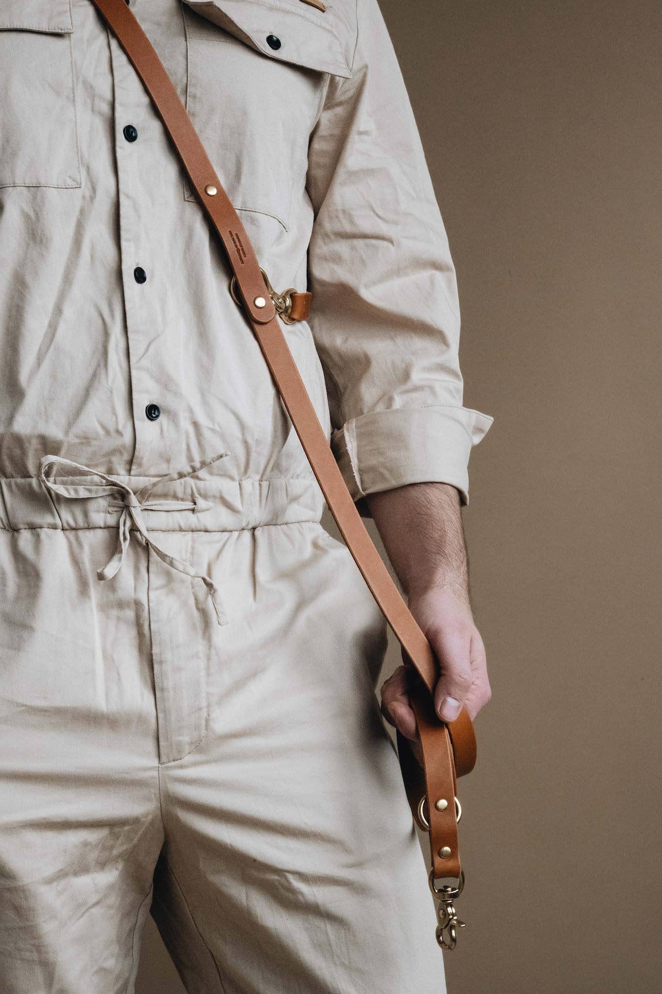 BAND&ROLL – trela - Cão por atacado – Guia de couro para cachorro para usar transpassado no corpo8