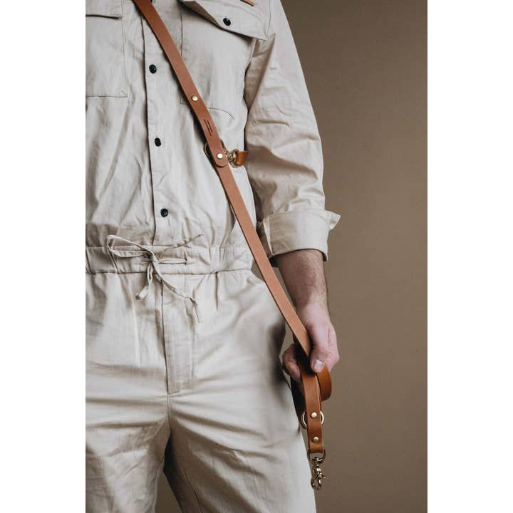 BAND&ROLL – trela - Cão por atacado – Guia de couro para cachorro para usar transpassado no corpo8