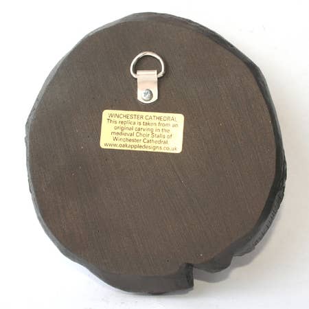 Oakapple Designs Ltd - Wholesale Decorative Figurine - Pig Playing The Viol - Reproduction Cathedral Carving.3