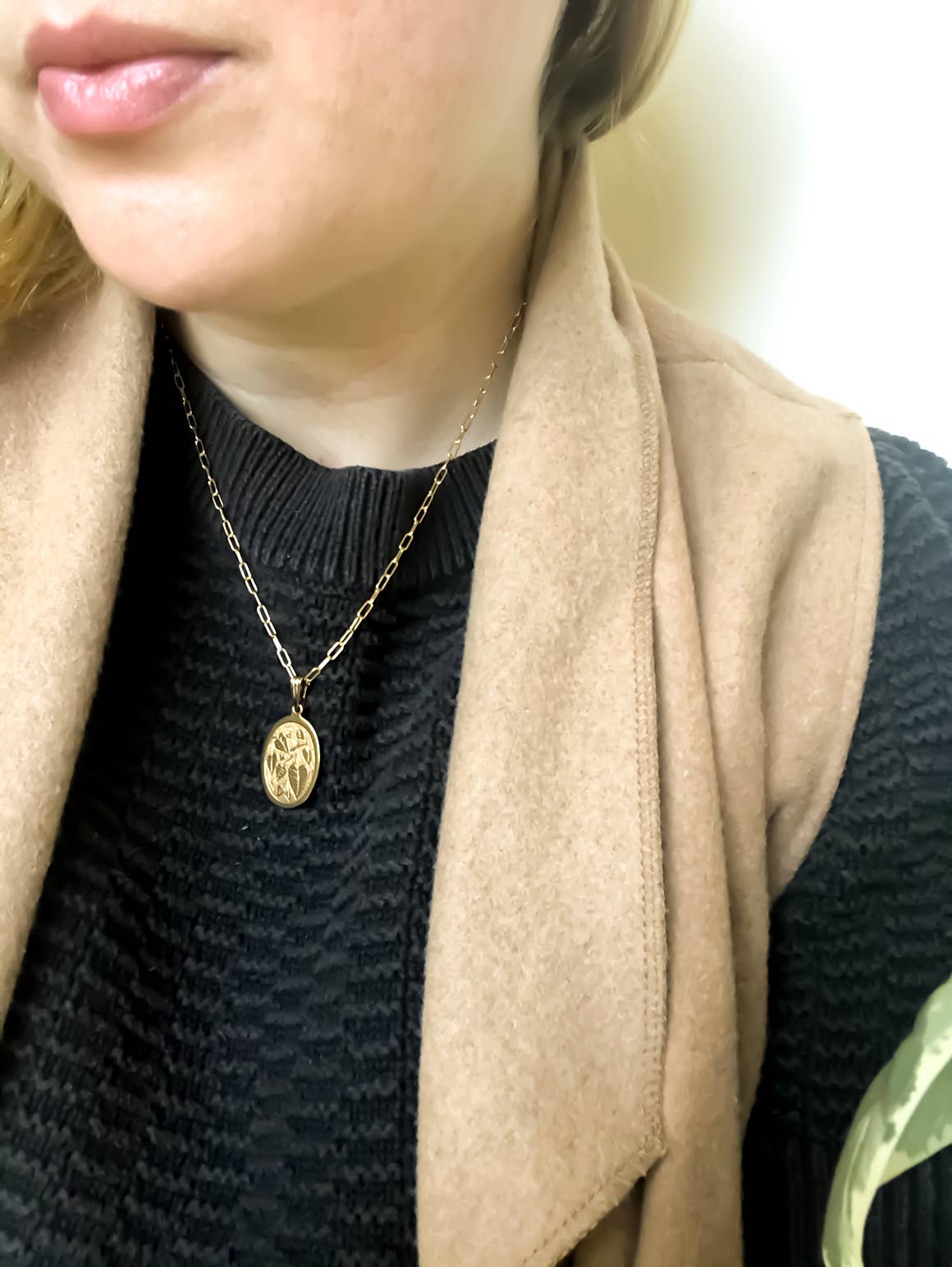 Michelle Starbuck Designs - Wholesale Pendant/Charm Necklace - Monstera Charm Necklace1