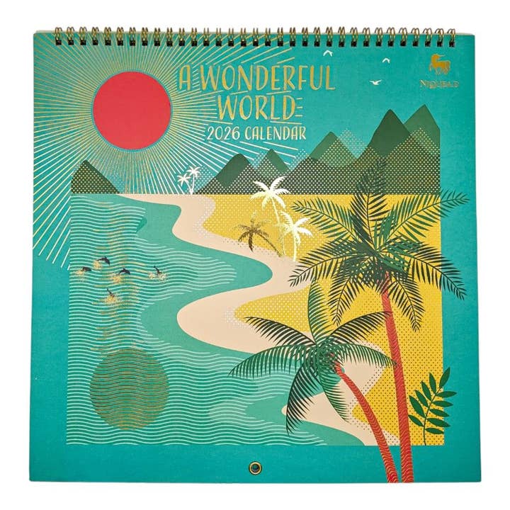 Calendário de Parede Maravilhoso Mundo 2026 por atacado de NIQUEA.D