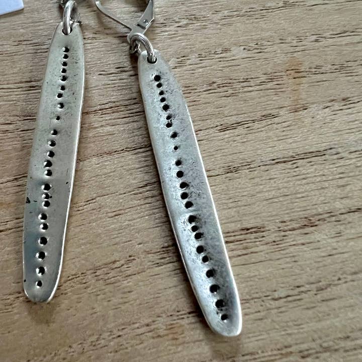 Nellie Pratt Artisan Jewelry - Wholesale Dangle Earrings - Crush silver dangle statement earrings2