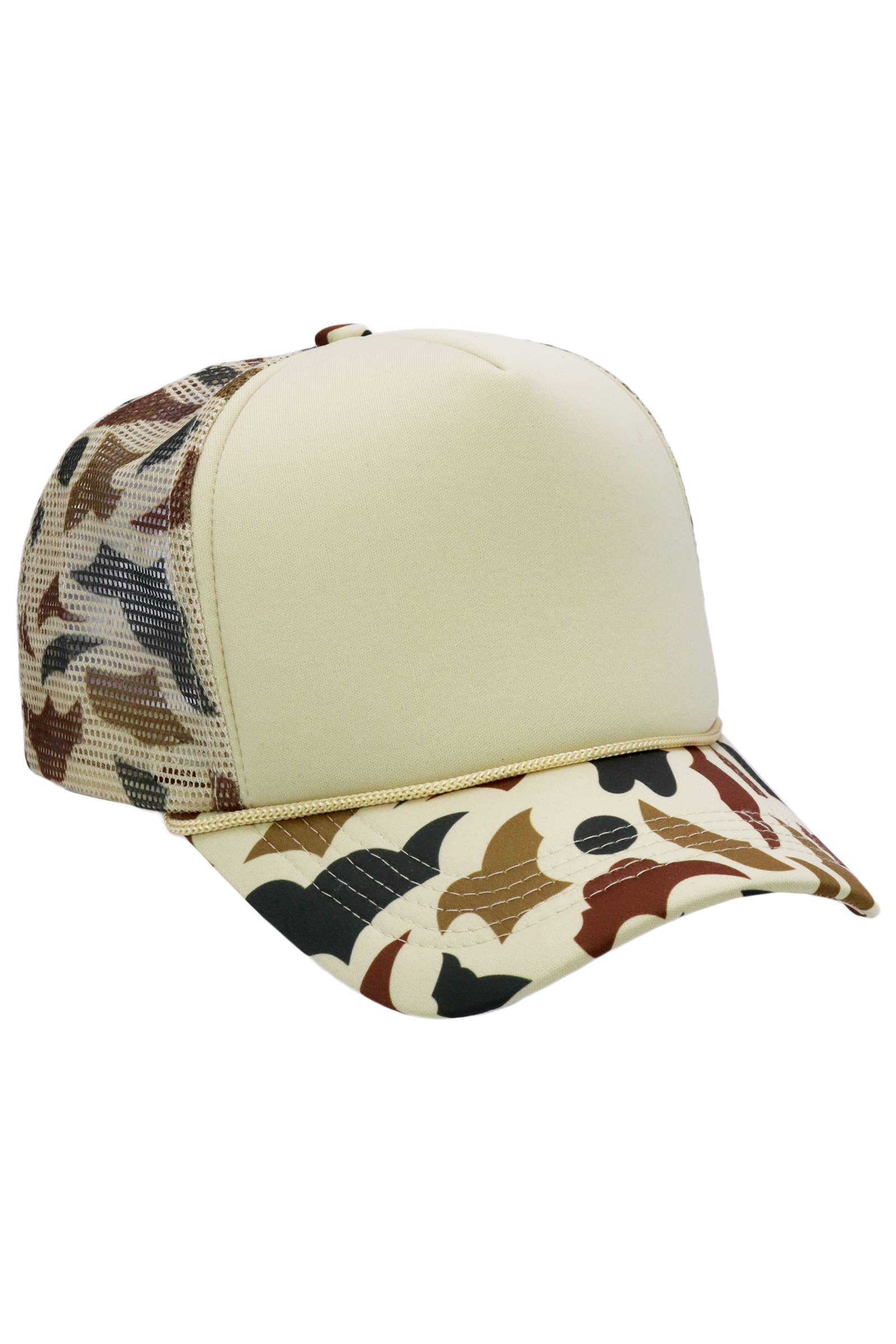 Cap Zone - Wholesale Trucker Hat - Unisex - Camouflage Five Panel Foam Trucker Hat9