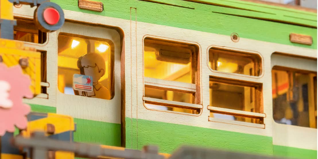 Robotime - Wholesale Puzzle - Adult - TGS02 Sakura Journey Robotime Rolife 3D Wooden Puzzle kits12