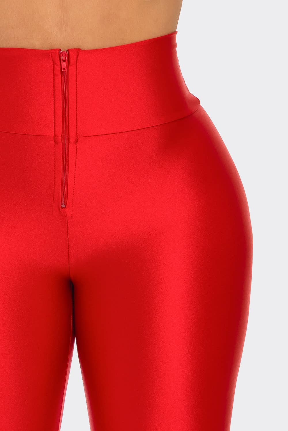 Uptown Apparel - Wholesale Fashion Leggings - Women's - B10484 High Waist Zipper Leggings Dark Colors1