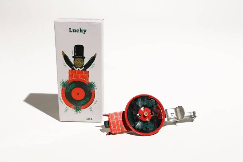 die Blechfabrik e.K. - Wholesale Classic Toy - Kids - Pinwheel chimney sweep “Lucky”, made in India1