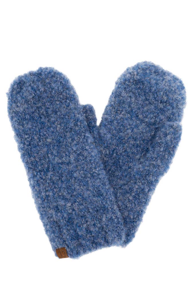 Hana - Wholesale Mittens - Women's - C.C Mixed Color Boucle Mittens0