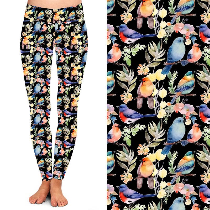 Natopia - Wholesale Fashion Leggings - Women's - Watercolour Wings  Deluxe Leggings3