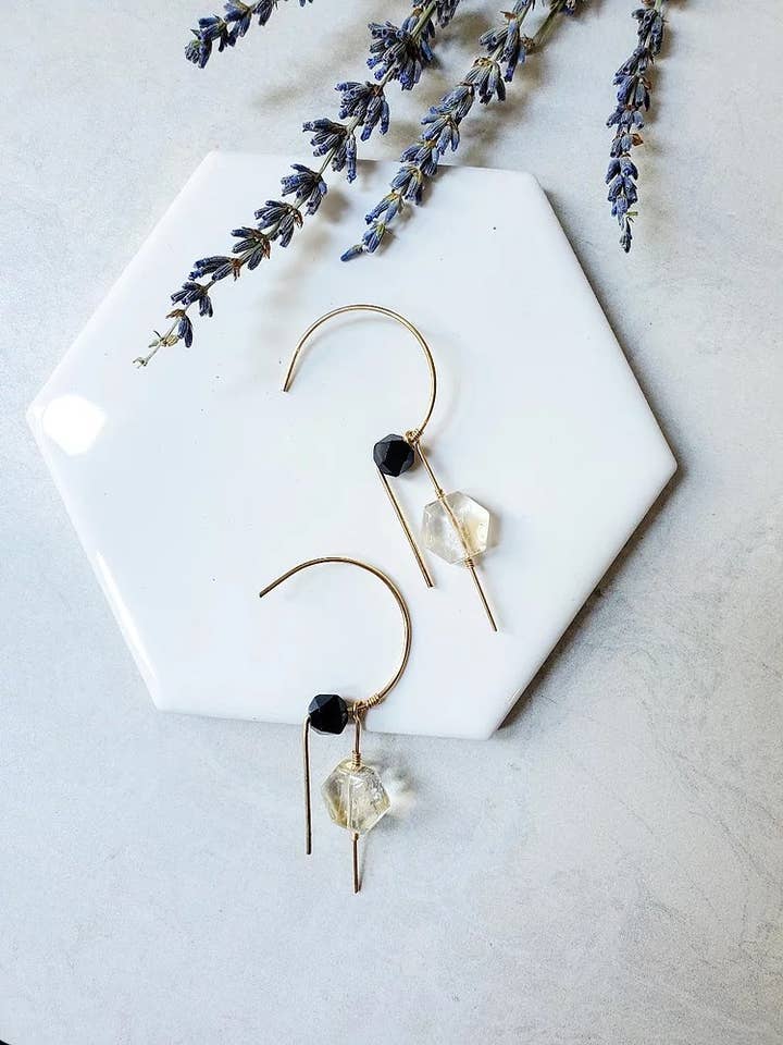 Harmony Threader Earrings for wholesale by Mad Bohemian Studios