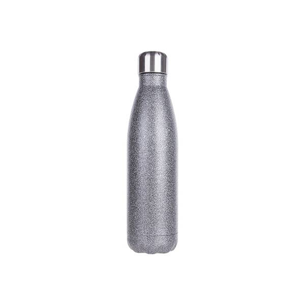 Mad Ally - Wholesale Water bottle - Glitter Bottle; Silver