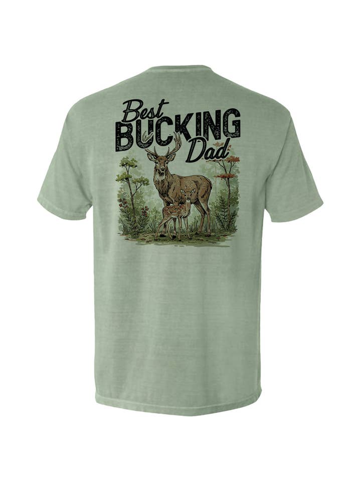 Shield Republic - Wholesale Screen Printed T-Shirt - Men's - Best Bucking Dad1