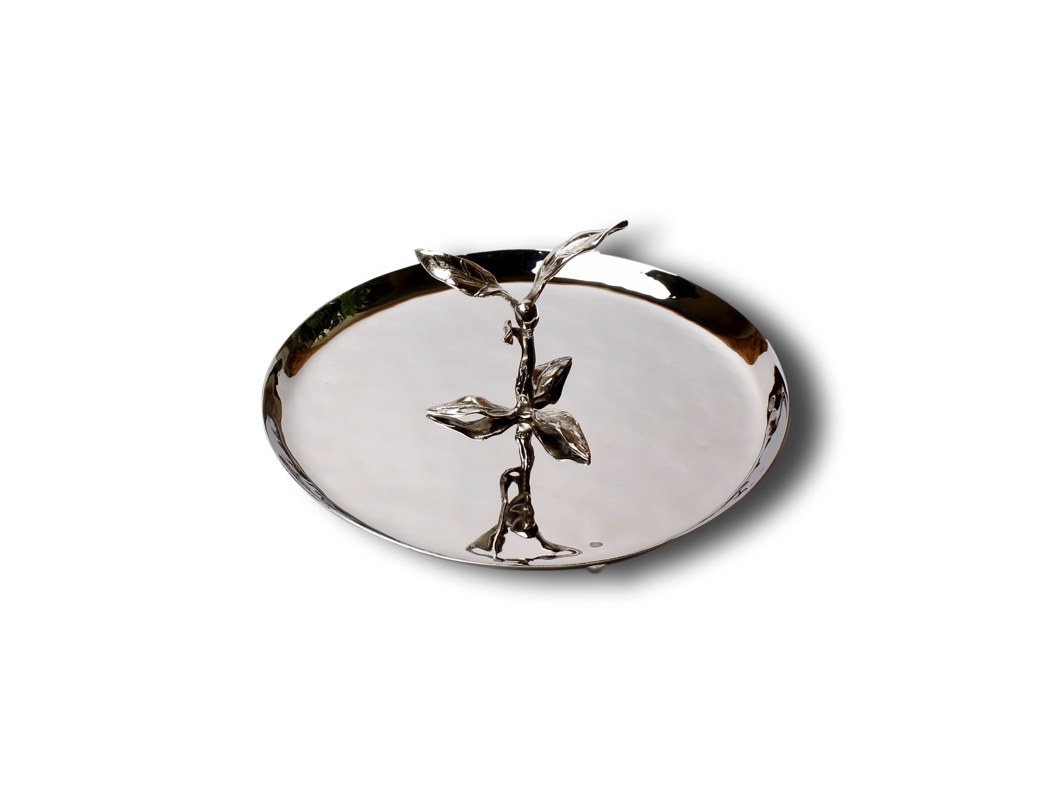 Carmel Ceramica - Wholesale Decorative Tray - Oliveira Stainless Steel Tidbit Tray