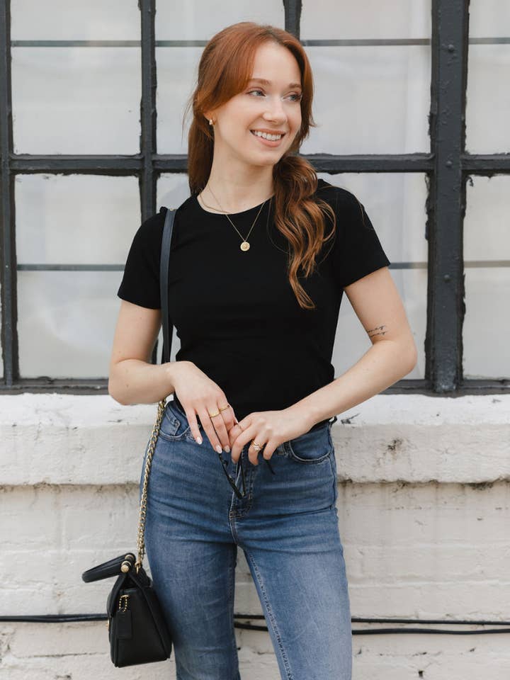 ELIETIAN – wholesale Knit top – Women's – Short Sleeve Waist Length Top41