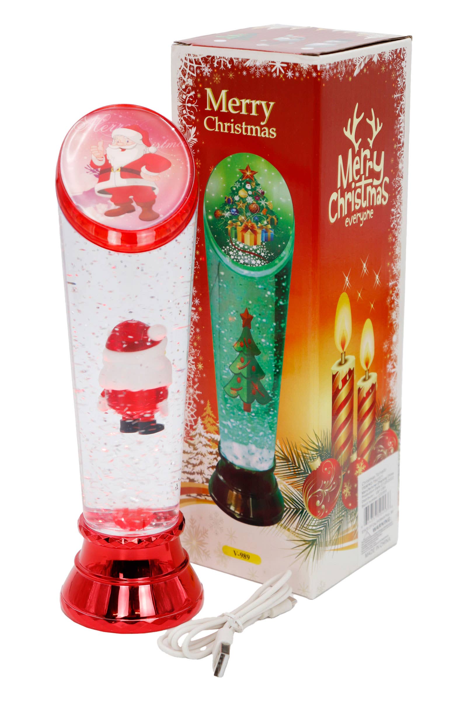 Cap Zone - Wholesale Christmas Decoration - Christmas Tornado Color-changing Led Light Lamp8