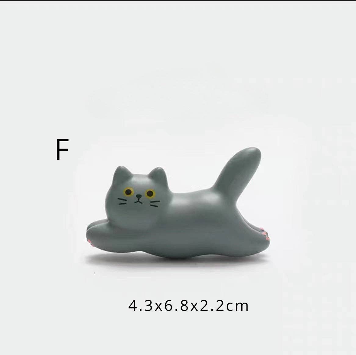 Gohobi （We cover U.S. import duties） - Venta al por mayor Imanes - Imán para refrigerador con adorno de gato de cerámica hecho a mano Gohobi5