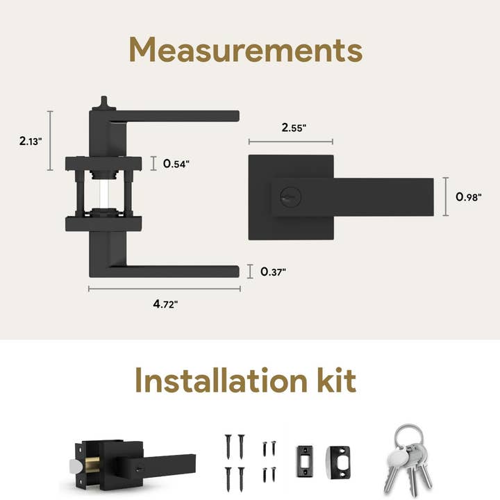 Mega Handles - Wholesale Knob/Pull - Robell Single | Entry Lever Door6