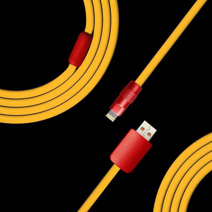 Yellow Red One Punch Chubby - Specially Customized ChubbyCable for wholesale on Faire7
