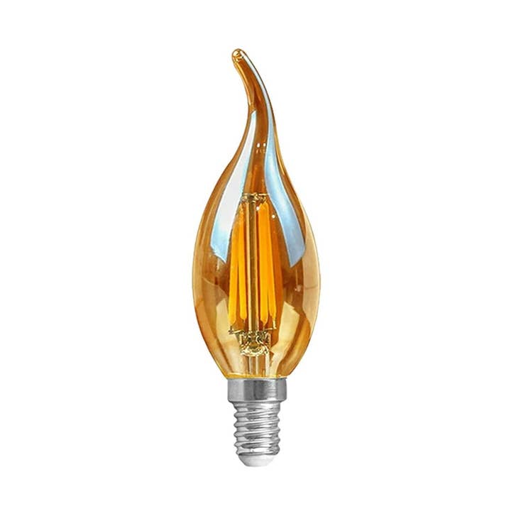 Dimmable E14 LED candle bulb Filament C35 vintage design 4W ~3220 for wholesale by Ledsone
