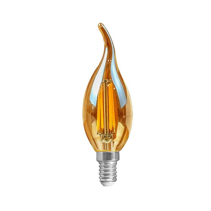 Dimbare E14 LED kaarslamp Filament C35 vintage ontwerp 4W ~3220 voor wholesale door Ledsone
