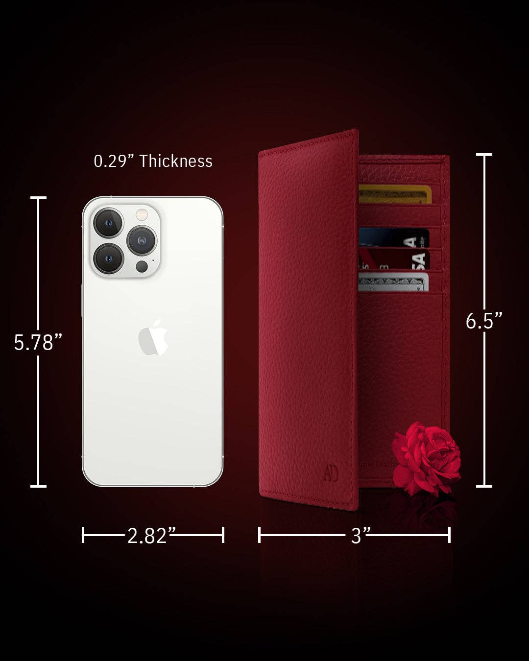 Access Denied Accessories - Wholesale Wallet - Unisex - Genuine Leather Checkbook Cover For Women &Men RFID Blocking5