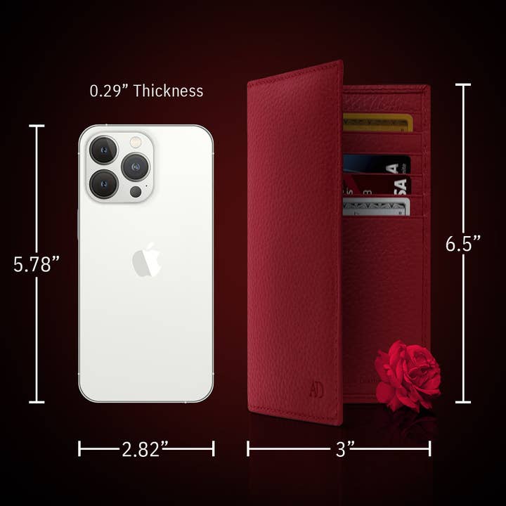 Access Denied Accessories - Wholesale Wallet - Unisex - Genuine Leather Checkbook Cover For Women &Men RFID Blocking5