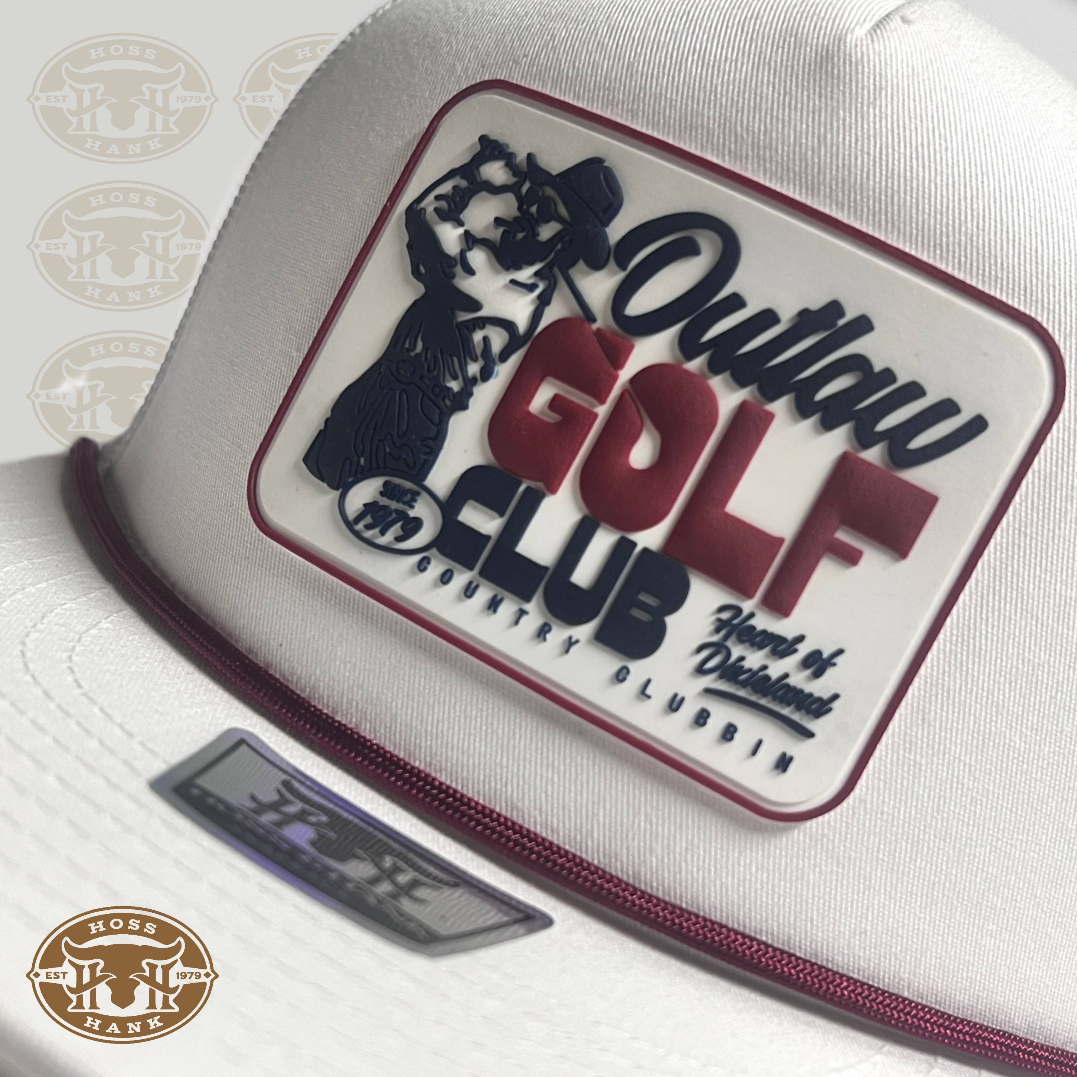 Ridge&Holler - Wholesale Truckerpet - Uniseks - Outlaws Golfclub1