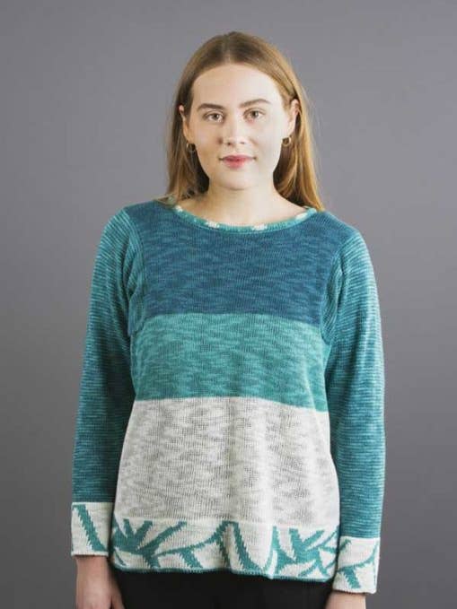 Spearmint Raku Top for engroshandel hos Knitted in Edinburgh