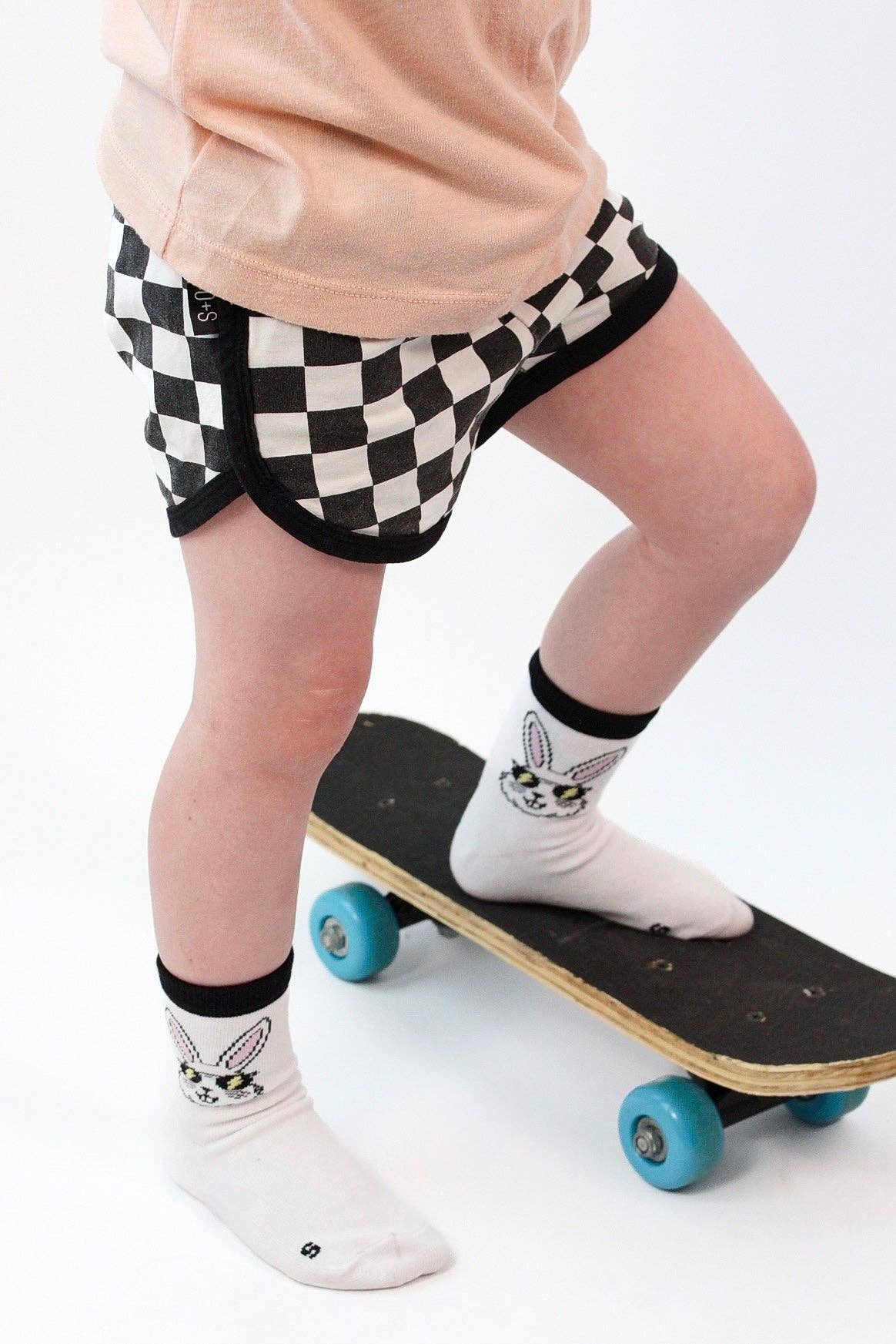 Kickin it up Socks - Wholesale Socks - Kids - Rad Bunny with Pink Bunny Foot10