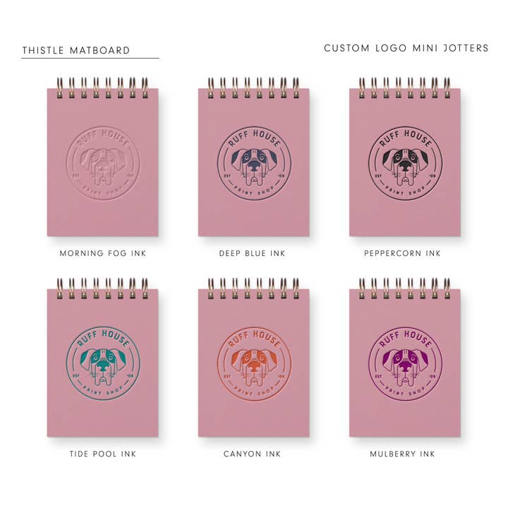 Ruff House Print Shop - Wholesale Notebook - Custom : Logo Mini Jotter Notebook10